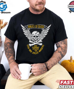 Fear The Bones Angel Of Death Jolly Rogers Navy Midshipmen Shirt