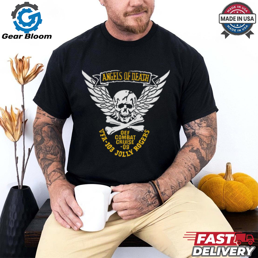 Fear The Bones Angel Of Death Jolly Rogers Navy Midshipmen Shirt Fear The Bones Angel Of Death Jolly Rogers Navy Midshipmen Shirt