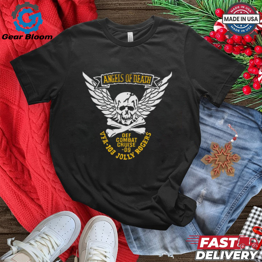 Fear The Bones Angel Of Death Jolly Rogers Navy Midshipmen Shirt Fear The Bones Angel Of Death Jolly Rogers Navy Midshipmen Shirt