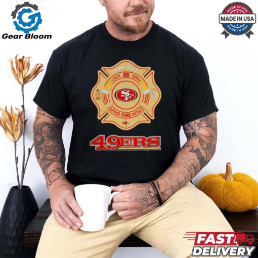 Firefighter Appreciation San Francisco 49ers logo shirt Best Selling