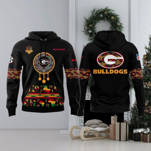 Georgia Bulldogs x Happy Kwanzaa New Edition For Fans Limited Hoodie