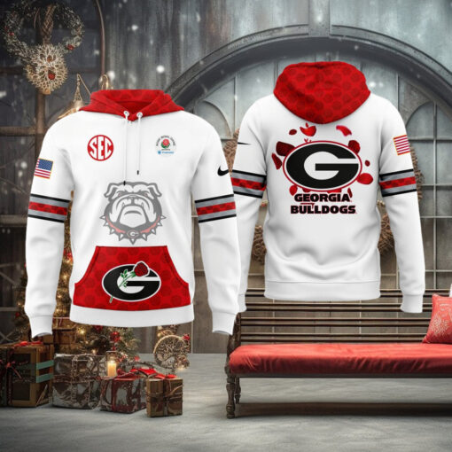 Georgia Bulldogs x Rose Bowl Game 2025 Playoff Limited Edition Hoodie1