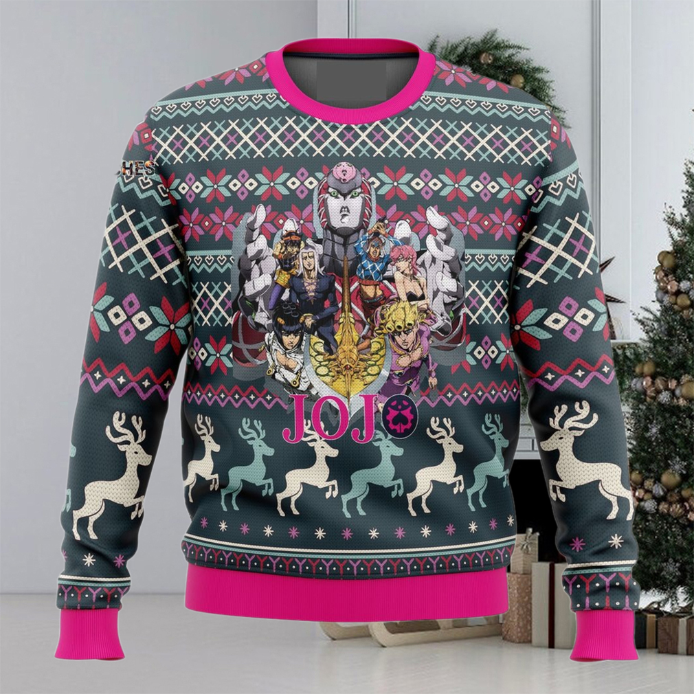 Golden Wind Jojo’s Bizarre Adventure Wool Holiday Sweater Golden Wind Jojo’s Bizarre Adventure Wool Holiday Sweater