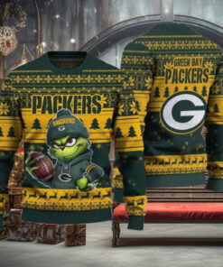 Grinch Green Bay Football Team Packerss Ugly Wool 2025 Sweater