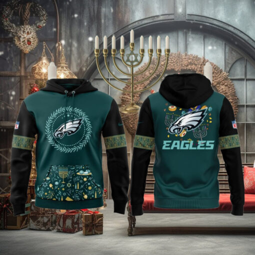 Happy Hanukkah Philadelphia Eagles New Collection For Fans Limtied Hoodie