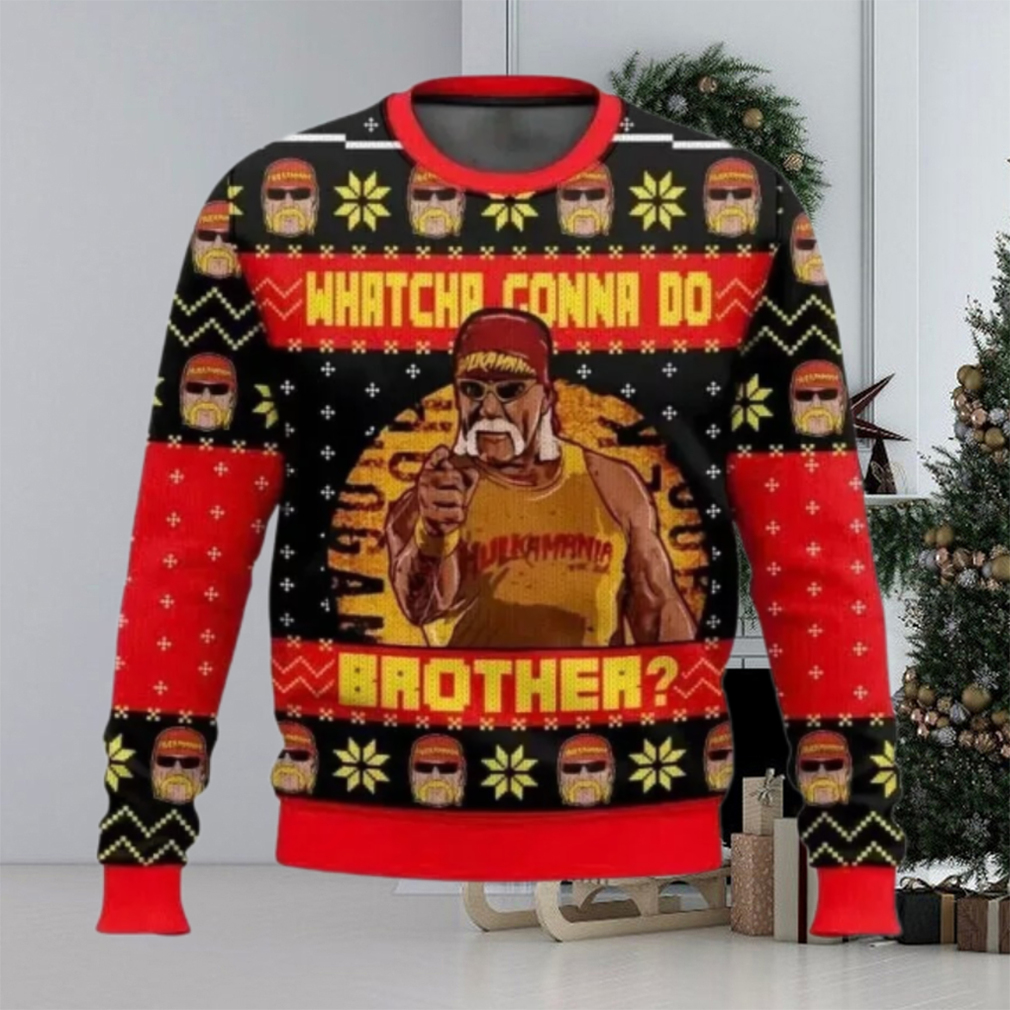 Hulk Hogan Whatcha Gonna Do Brother Ugly Sweater Hulk Hogan Whatcha Gonna Do Brother Ugly Sweater