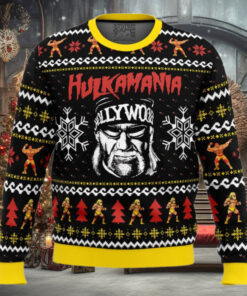 Hulkamania Hulk Hogan Ugly Christmas Sweater
