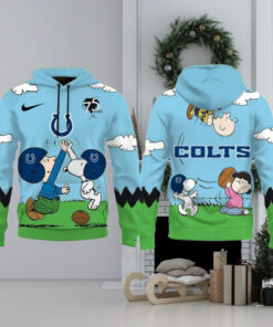 Indianapolis Colts X Snoopy Peanuts 75th Anniversary Hoodie