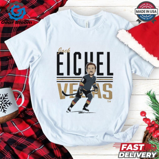 Jack Eichel Center Ice Caricature T Shirt