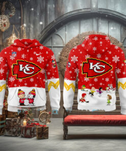 Kansas City Chiefs Peanuts Holiday Speciality Hoodie Set 2024