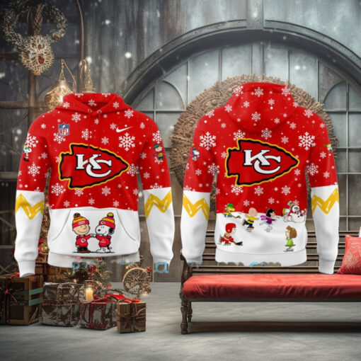 Kansas City Chiefs Peanuts Holiday Speciality Hoodie Set 2024