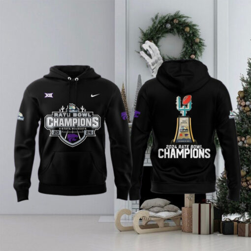 Kansas State Wildcats 2024 Rate Bowl Champions Limited For Fans Hoodie