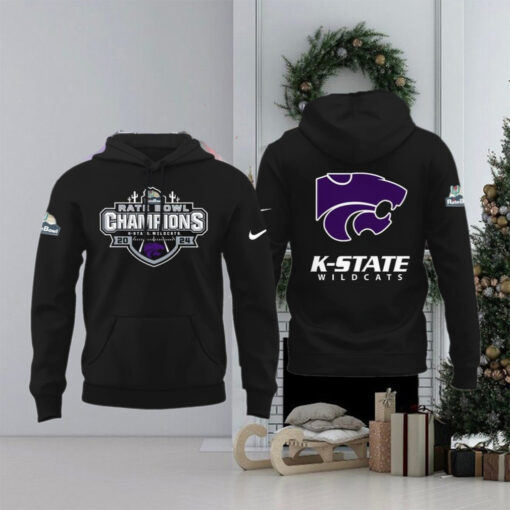 Kansas State Wildcats Rate Bowl Champions 2024 Gift For Fans Limited Black Hoodie