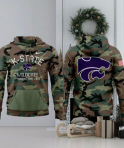 Kansas State Wildcats Thank You Veterans Champions Rate Bowl 2024 For Fans Limited Camo Hoodie