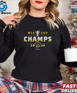 LA Galaxy 2024 MLS Cup Champs Roster F&B Shirt