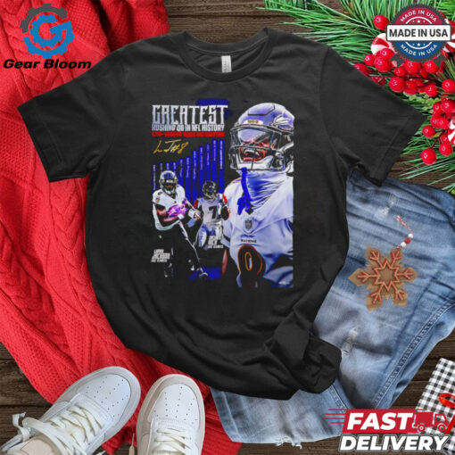 Lamar Jackson From Baltimore Ravens Is The Greatest Rushing QB In NFL Shirt