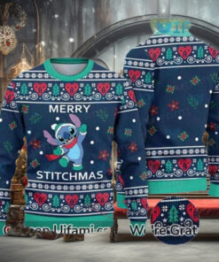 Lilo And Stitch Women Disney Ugly Christmas Sweater