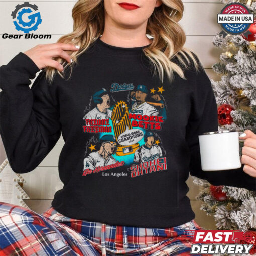 Los Angeles Dodgers 2024 World Series Champions Commemorative shirt