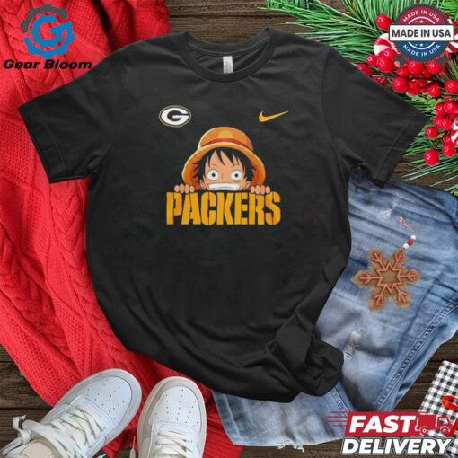 Luffy One Piece x Green Bay Packers shirt