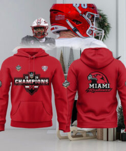 Miami RedHawks Football Arizona Bowl Celebration 2024 Hoodie