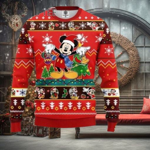 Mickey And Friends Disney Themed Ugly Christmas Sweater