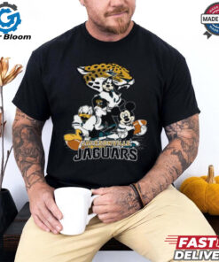 Mickey Friends Jacksonville Jaguars Tee Disney Inspired Game Day Football NFL Shirt
