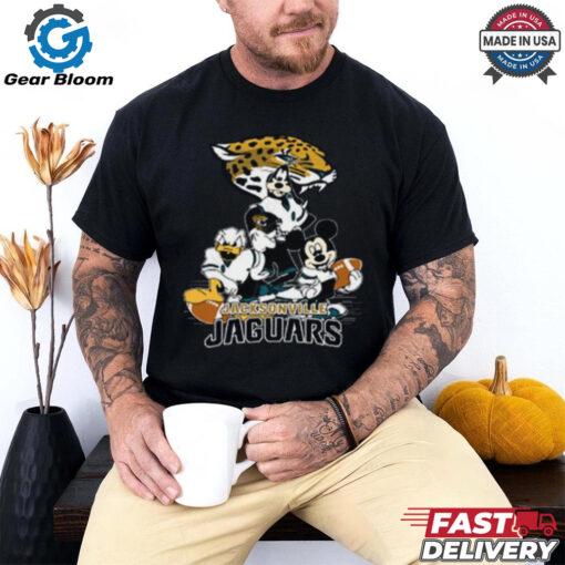 Mickey Friends Jacksonville Jaguars Tee Disney Inspired Game Day Football NFL Shirt