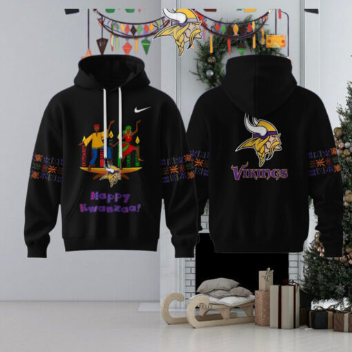 Minnesota Vikings Happy Kwanzaa 2025 Hoodie