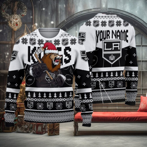 NHL Los Angeles Kings Mascot Ugly Sweater For Christmas