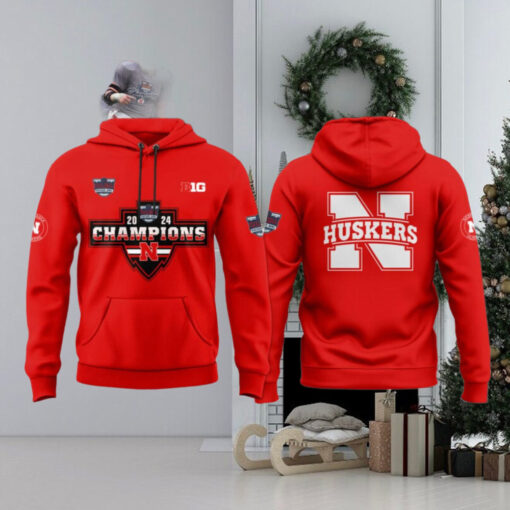 Nebraska Cornhuskers Football Pinstripe Bowl Celebration 2024 Hoodie