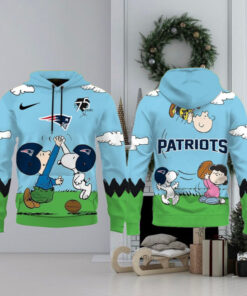 New England Patriots X Snoopy Peanuts 75th Anniversary Hoodie