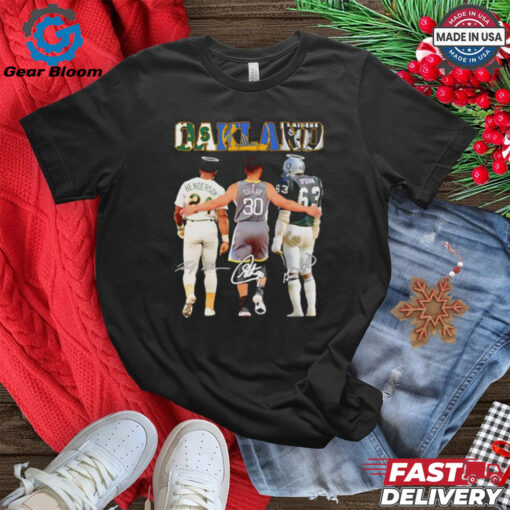 Oakland Henderson Curry and Upshaw shirt