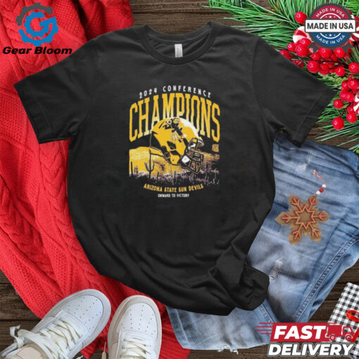 Official Arizona State Sun Devils Onward To Victory 2024 Conference Champions Shirt