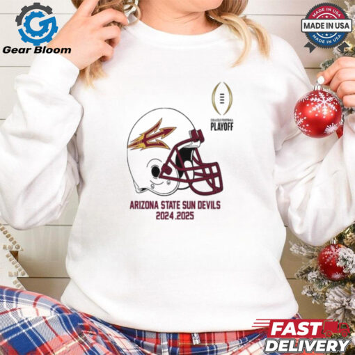 Official College Football Playoff 2025 Arizona State Sun Devils Helmet NCAA Bowl Games 2024 2025 Shirt