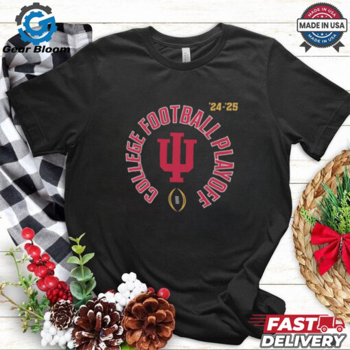 Official Indiana Hoosiers Crimson 2024 College Football Playoff T Shirt