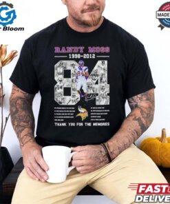 Official Randy Moss 1998 2012 thank you for the memories T shirt