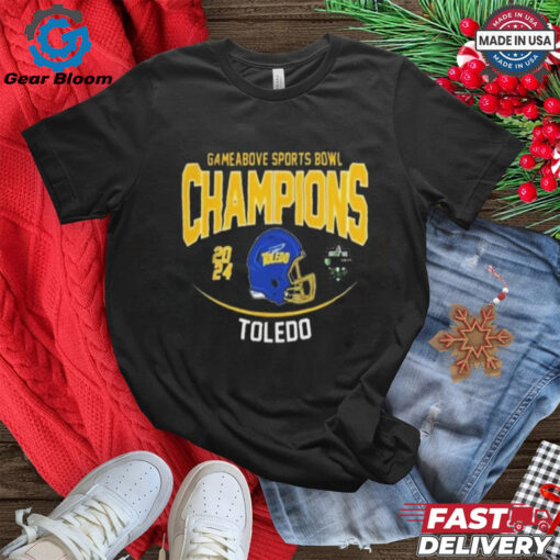 Official Toledo Rockets Football 2024 GameAbove Sports Bowl Bound Champions NCAAF Bowl Games 2024 2025 Shirt