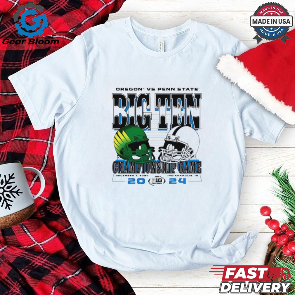 Oregon vs Penn State Big Ten Ash 2024 Football Championship Game shirt Oregon vs Penn State Big Ten Ash 2024 Football Championship Game shirt
