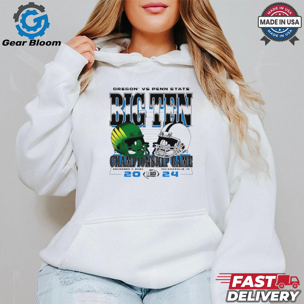Oregon vs Penn State Big Ten Ash 2024 Football Championship Game shirt Oregon vs Penn State Big Ten Ash 2024 Football Championship Game shirt