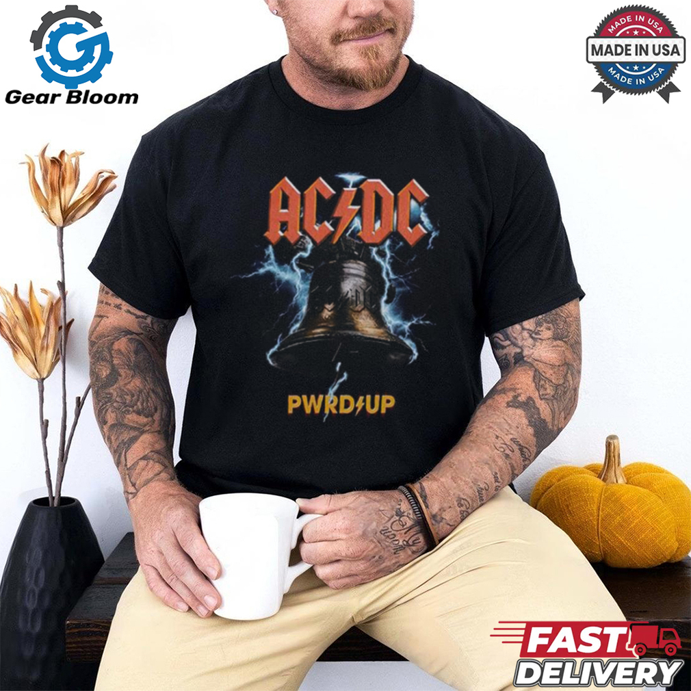 PWRD UP In Rock We Trust ACDC Shirt PWRD UP In Rock We Trust ACDC Shirt