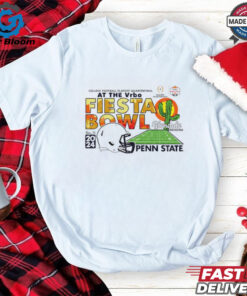 Penn State Nittany Lions 2024 CFP at Vrbo Fiesta Bowl helmet shirt