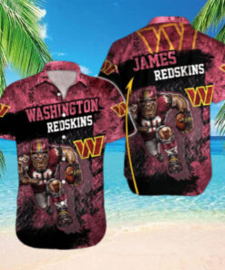 Personalized Washington Commanders Grit Play Hawaiian Shirt