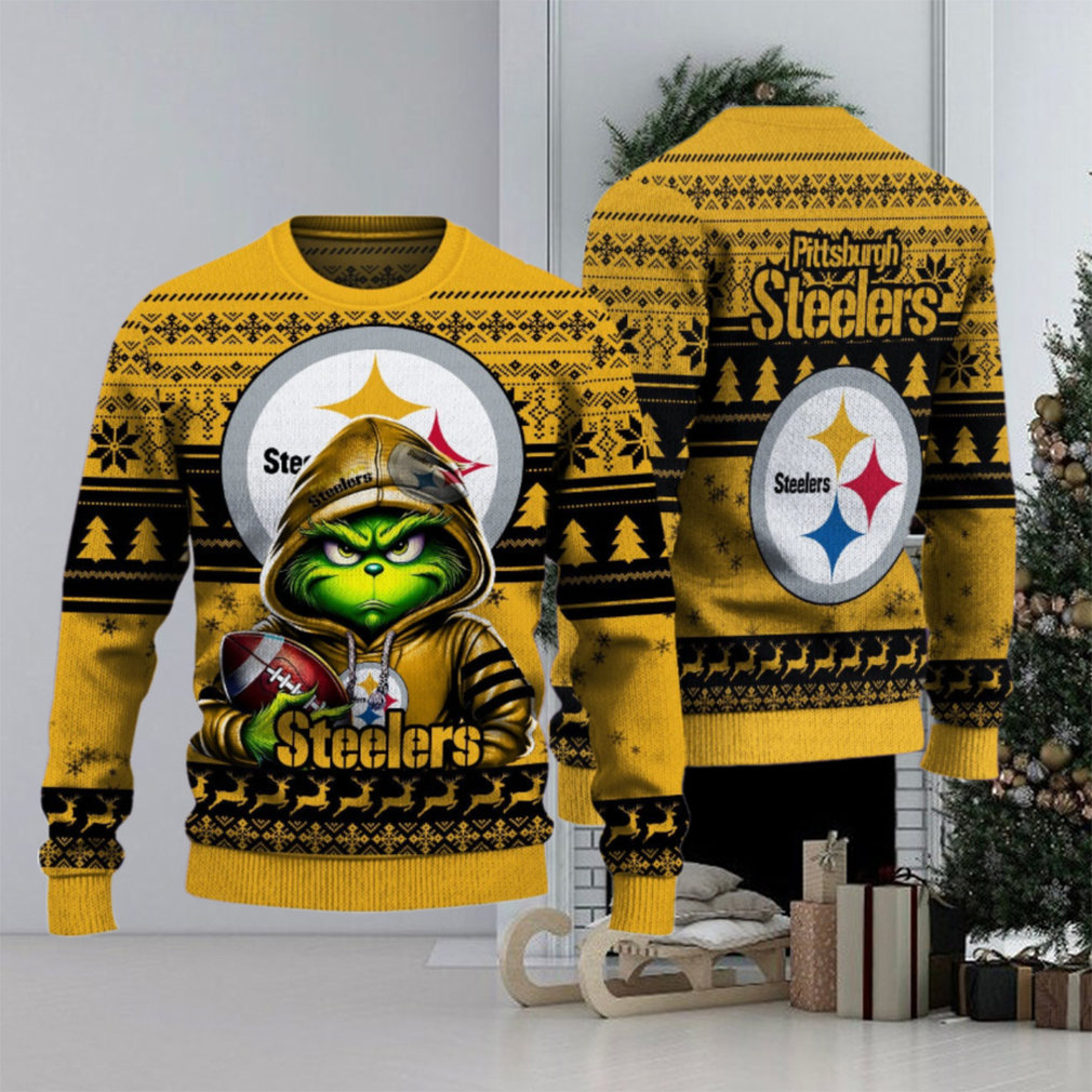 Pittsburgh Steelers Christmas Grinch Knitted Sweater Pittsburgh Steelers Christmas Grinch Knitted Sweater