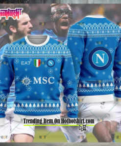 SSC Napoli 2023 24 Ugly Christmas Sweater