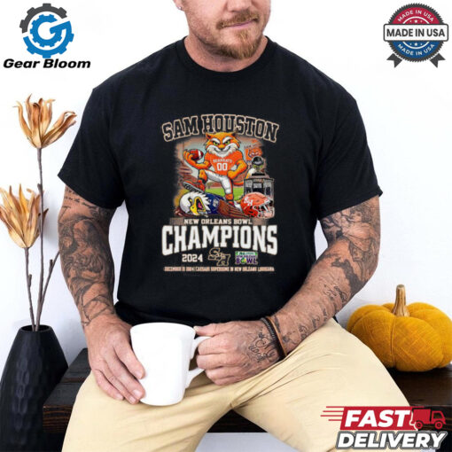 Sam Houston Bearkats New Orleans Bowl Champions 2024 T Shirt