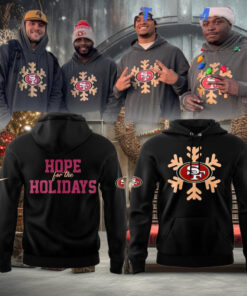 San Francisco 49ers Hope for the Holidays Fans Favorites Limited Hoodie Cap