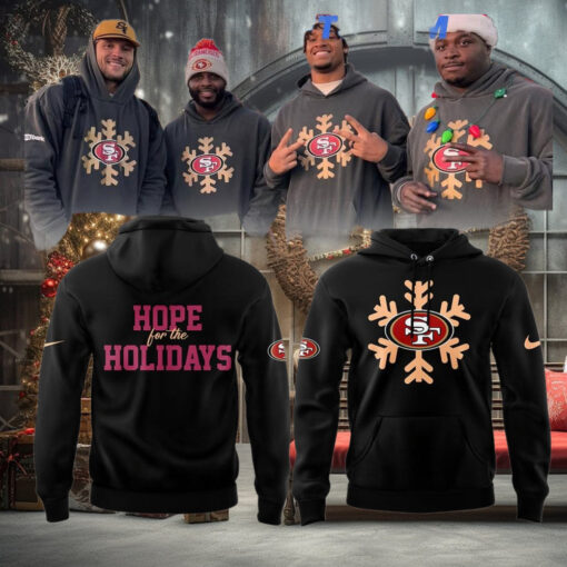 San Francisco 49ers Hope for the Holidays Fans Favorites Limited Hoodie Cap