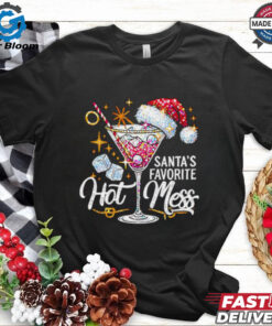 Santa’s Favorite Hot Mess Navidad Christmas shirt
