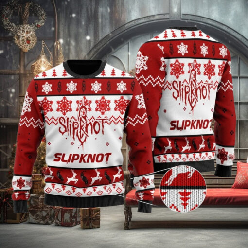 Slipknot Band Ugly Sweater For Christmas Holiday