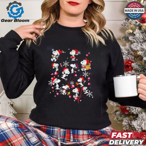 Snoopy flower Christmas shirt